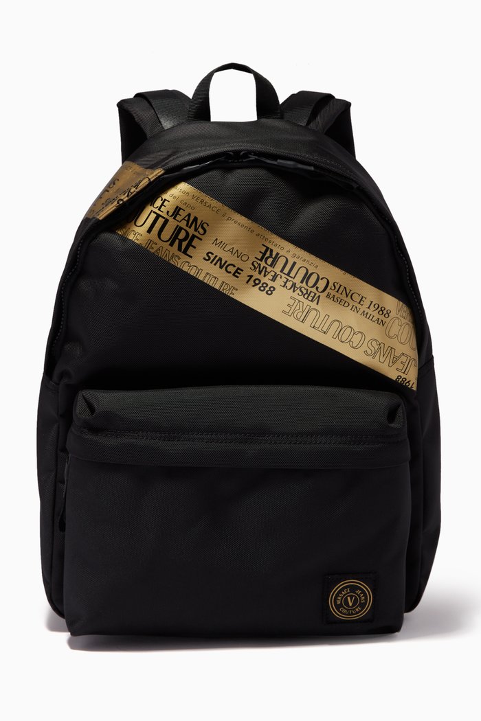 

Logo Backpack in Nylon, Black