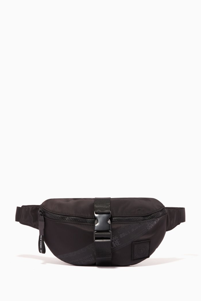 

Logo Band Belt Bag, Black