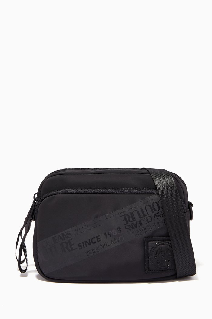 

Logo Camera Bag in Nylon, Black