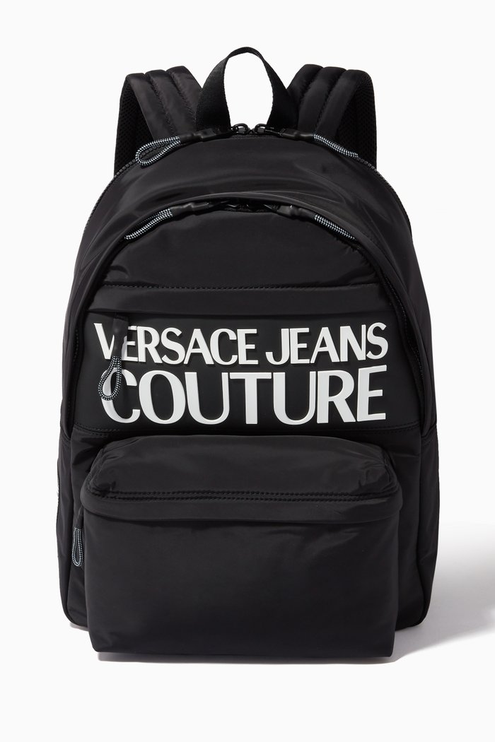 

Logo Type Backpack in Nylon, Black