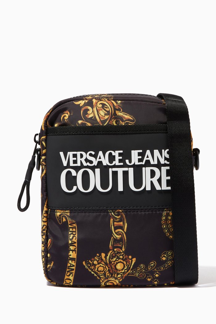 

Logotype Regalia Baroque Crossbody Bag in Nylon, Black