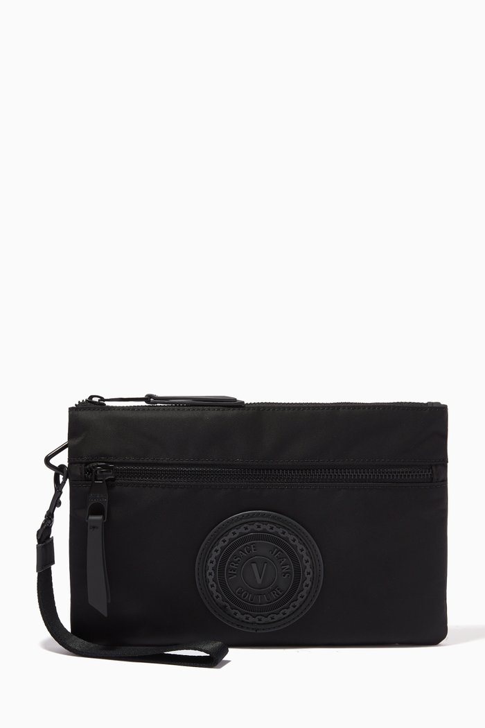 

Logo Wallet in Nylon, Black