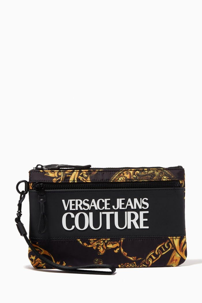 

Logotype Regalia Baroque Wallet in Nylon & PU Leather, Black