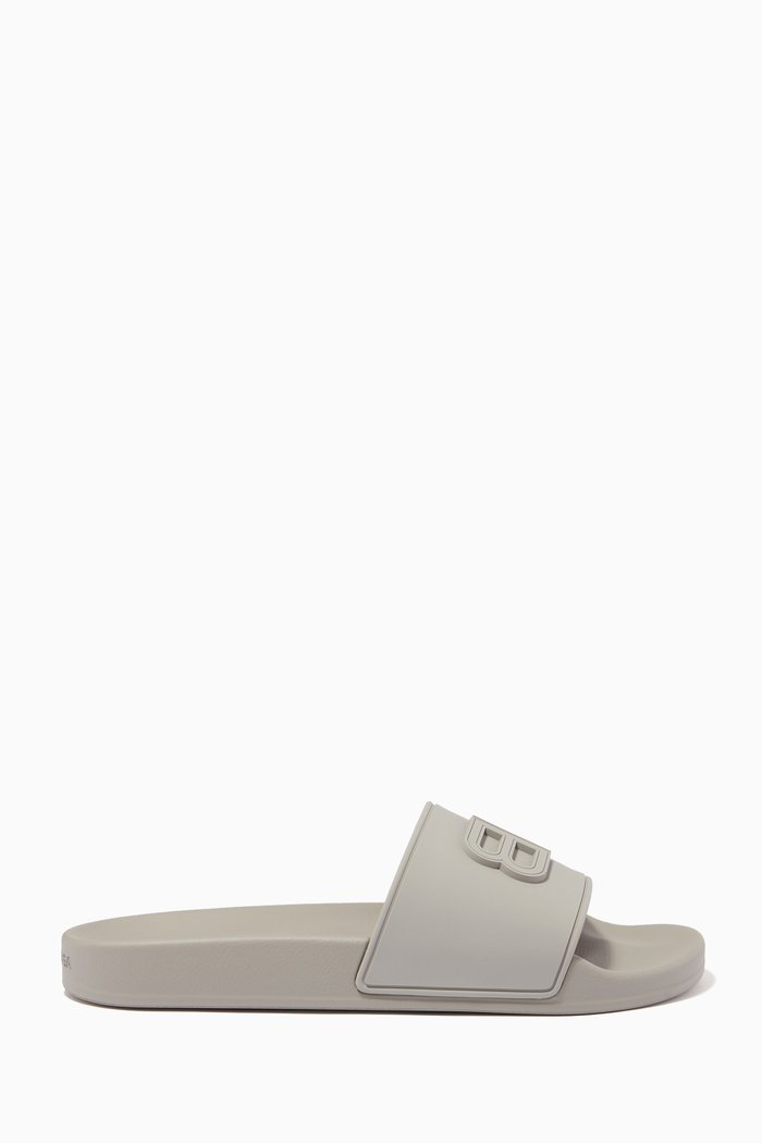 

BB Pool Slides in Rubber, Grey