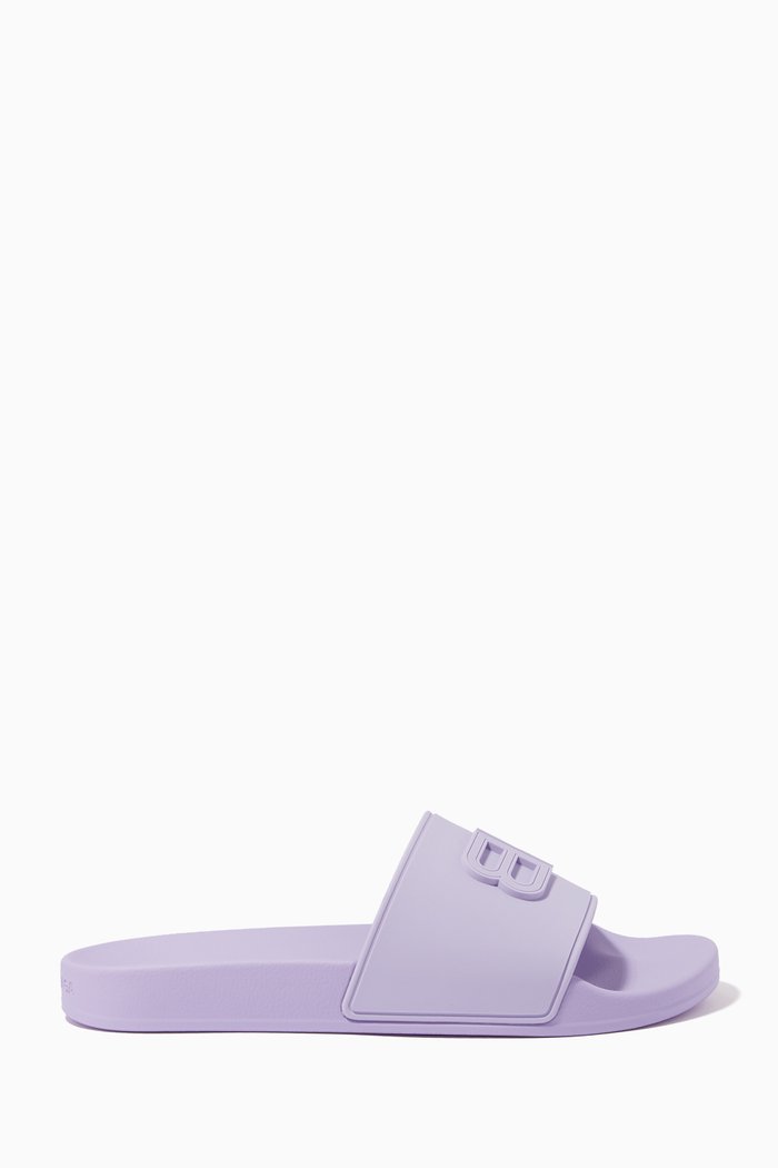 

BB Pool Slides in Rubber, Purple
