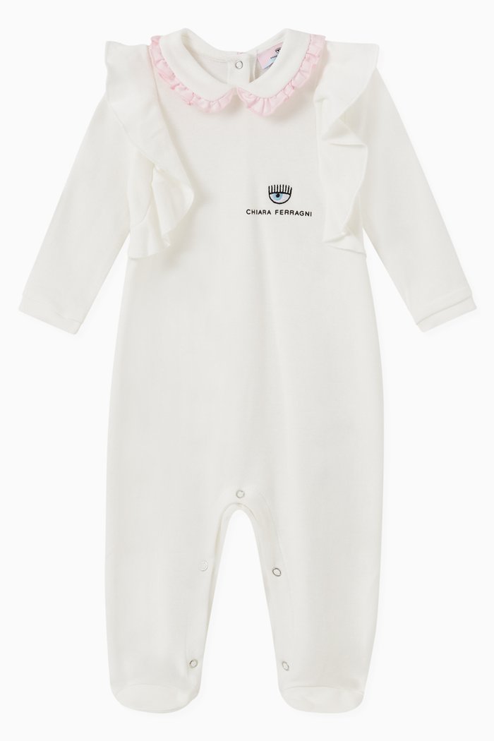 

Eyelike Onesie in Cotton, White