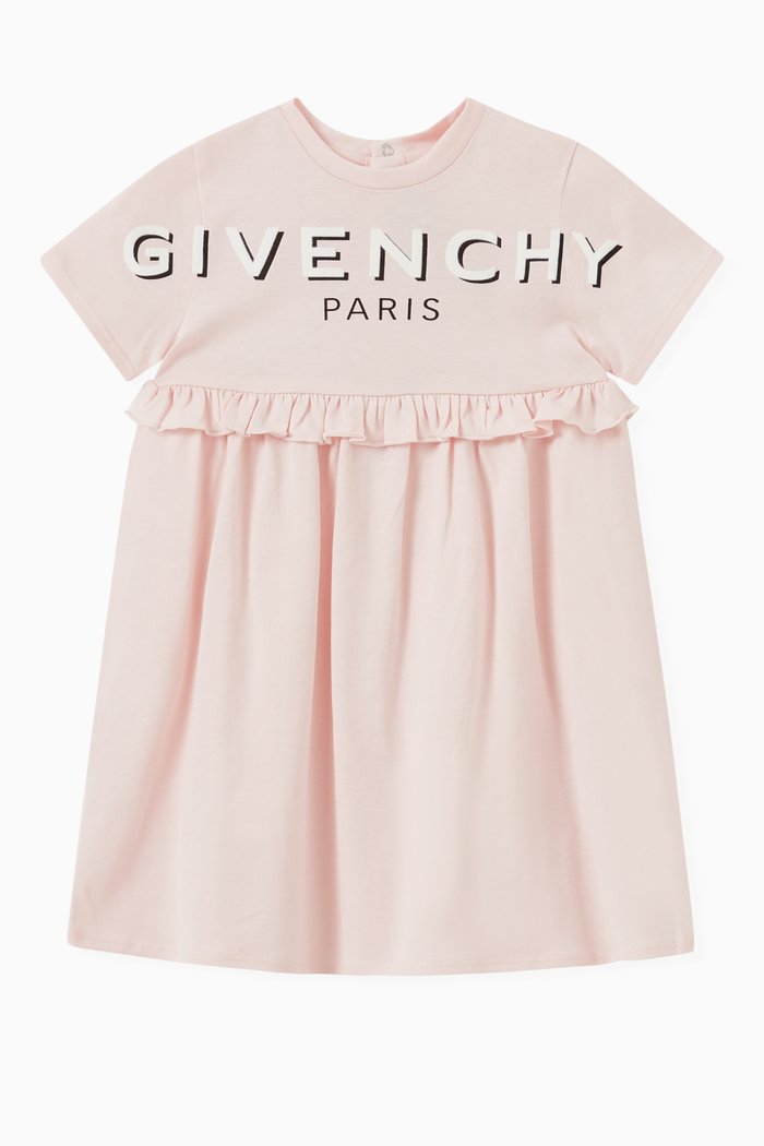 

Ruffle Dress in Jersey, Pink