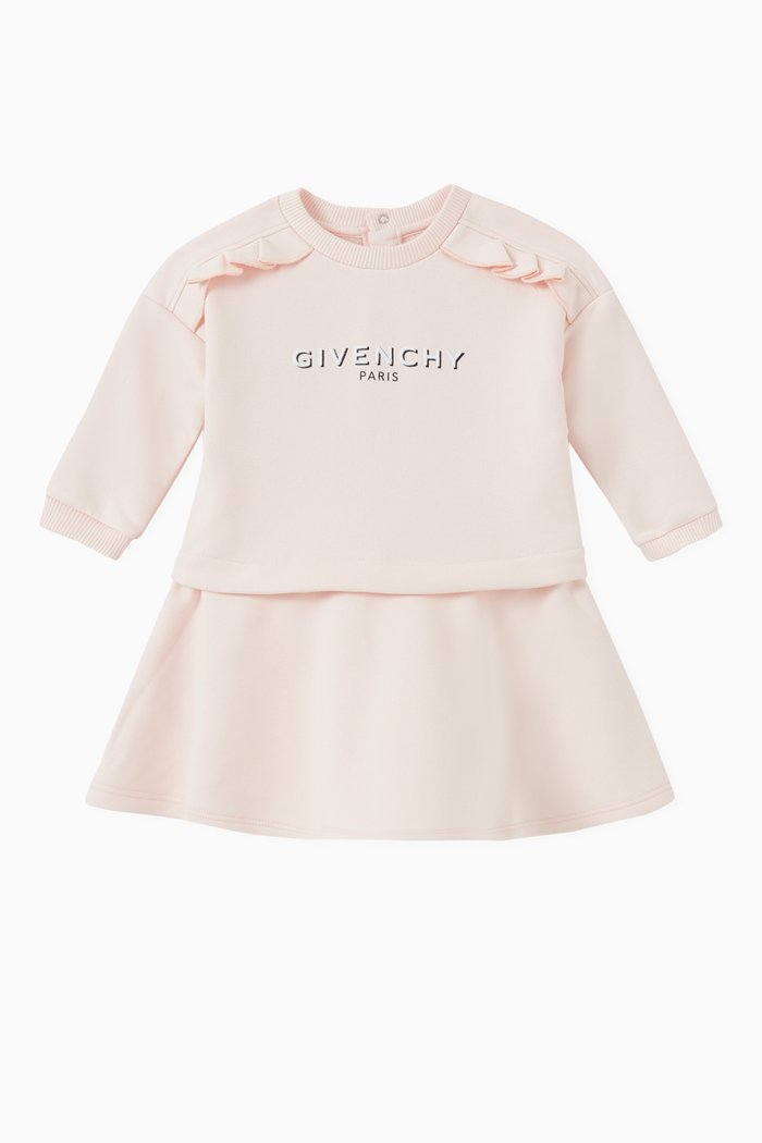 

Sweatshirt Dress in Jersey, Pink
