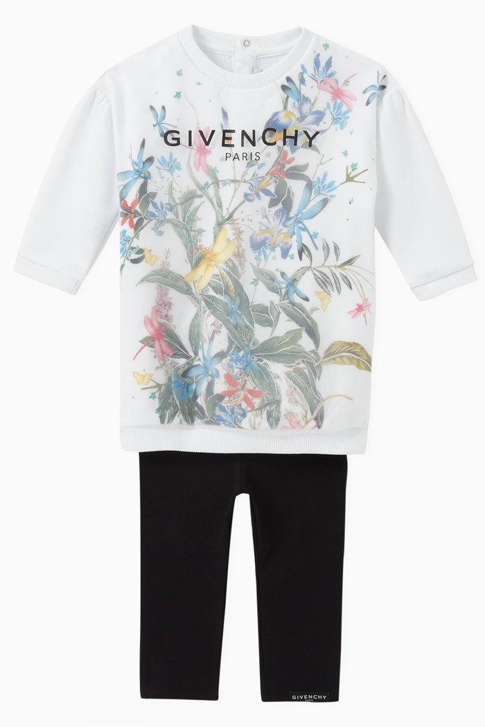 Tracksuit in Stretch Cotton, White
