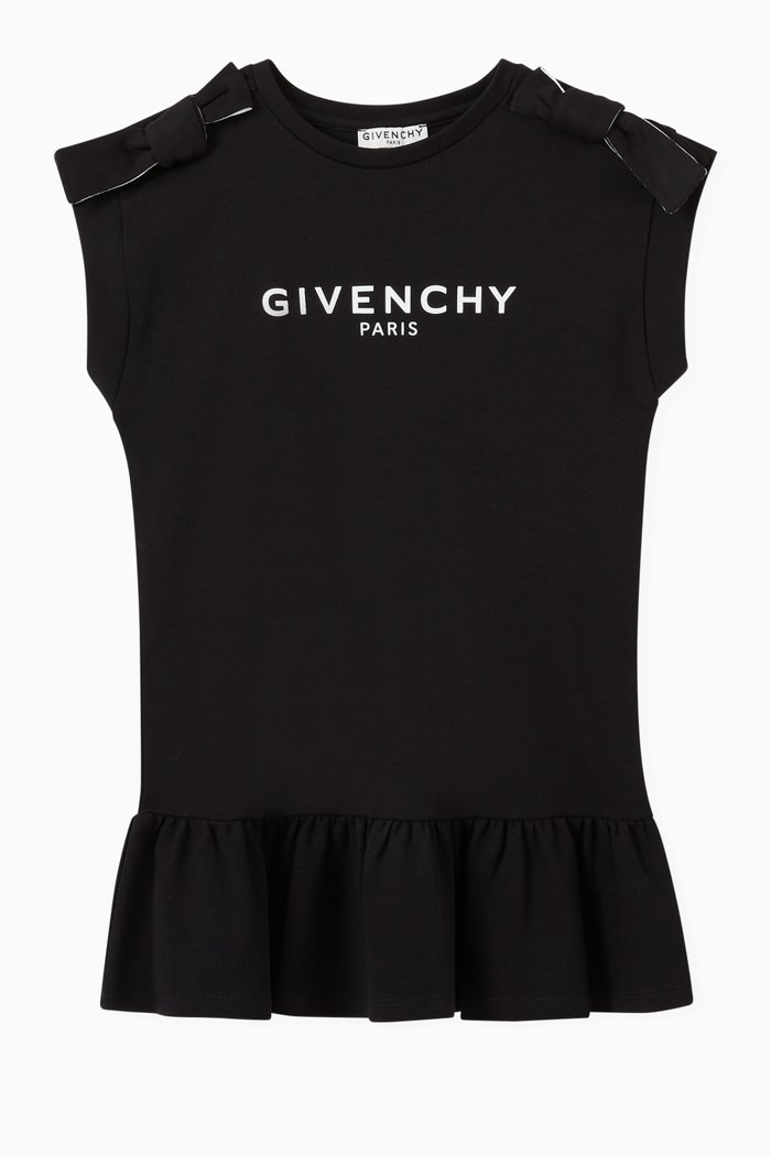 

T-shirt Dress in Cotton Jersey, Black