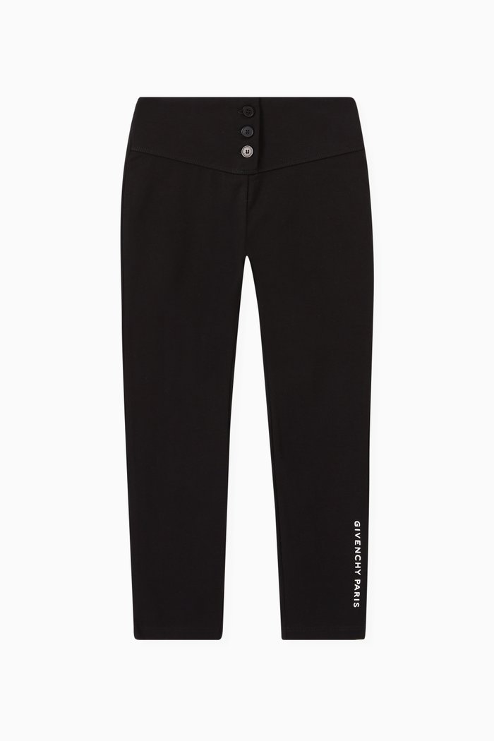 

Logo Leggings in Stretch Jersey, Black