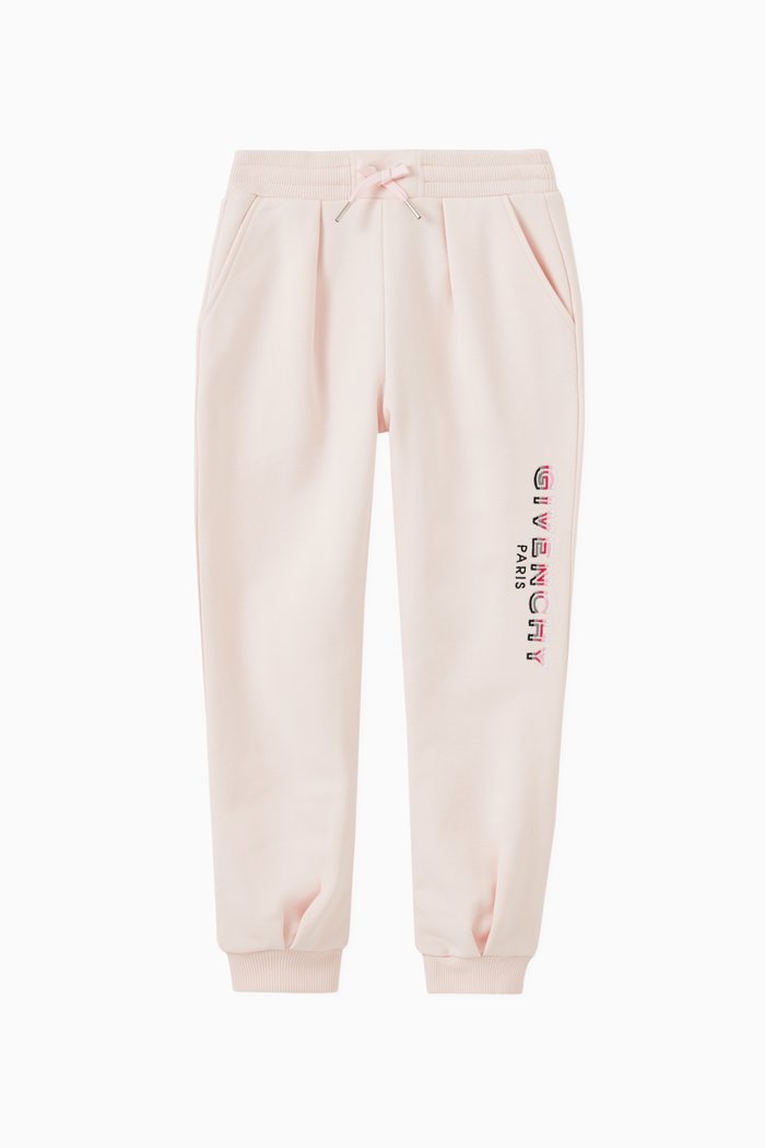 

Logo Track Pants in Fleece, Pink