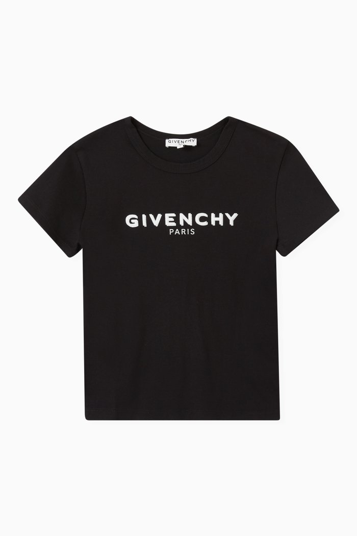 

Metallic Logo T-shirt in Cotton Jersey, Black