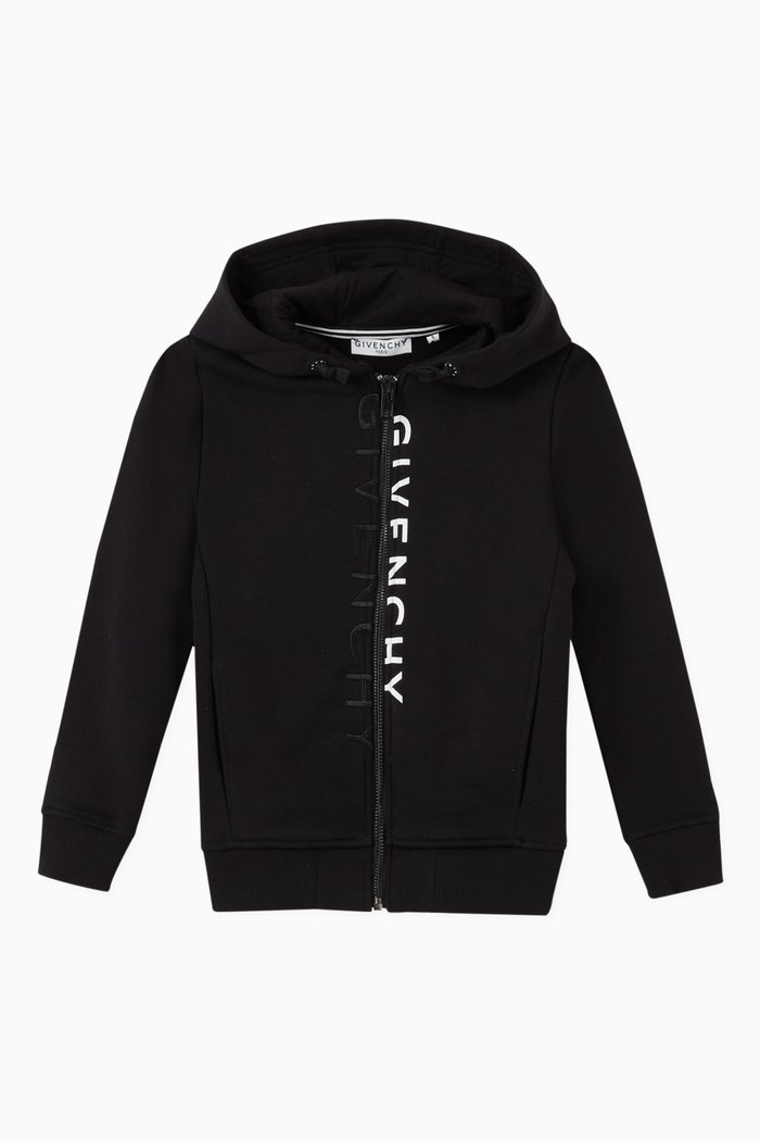 

Logo Hoodie in Jersey, Black