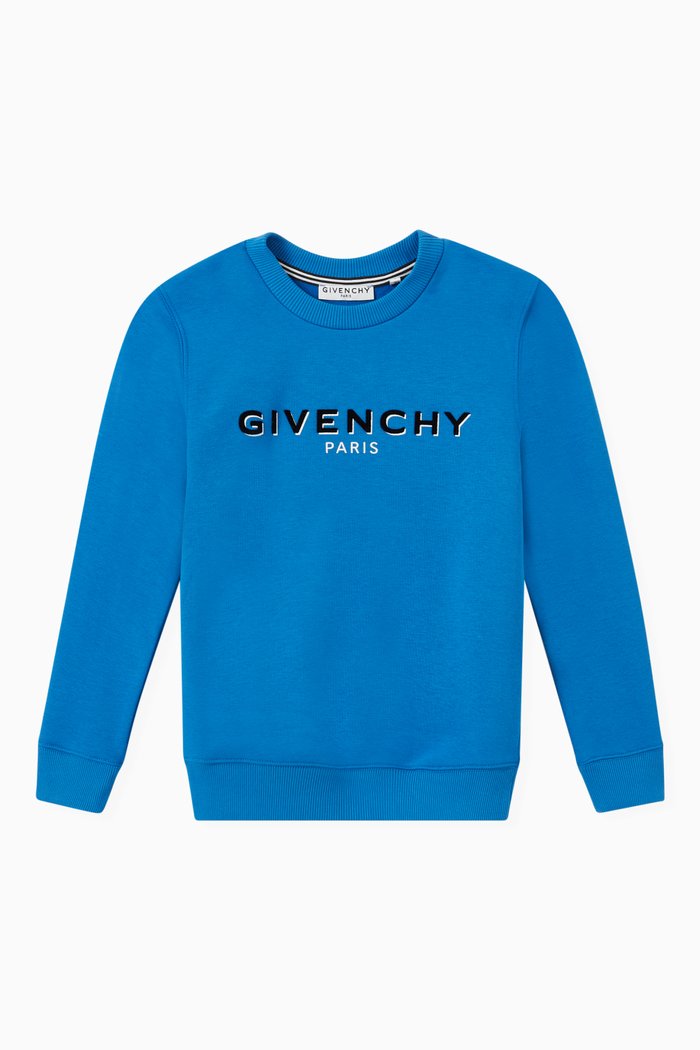 

Logo Sweatshirt in Jersey, Blue