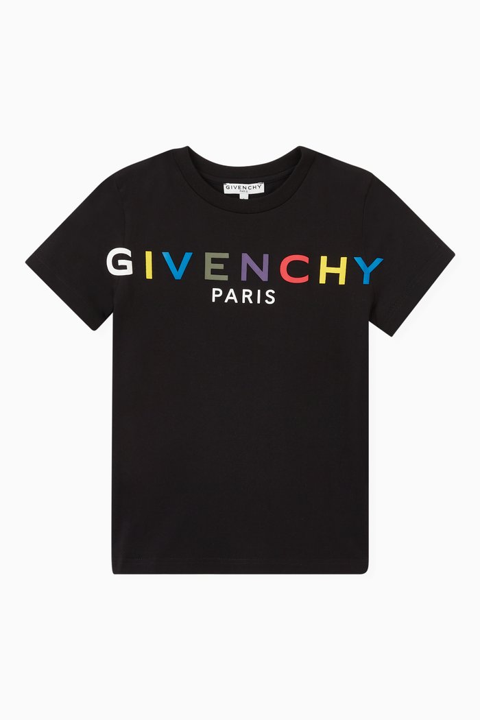 Logo T-shirt in Jersey, Black