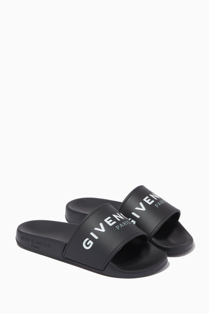 

Logo Slides in PU, Black