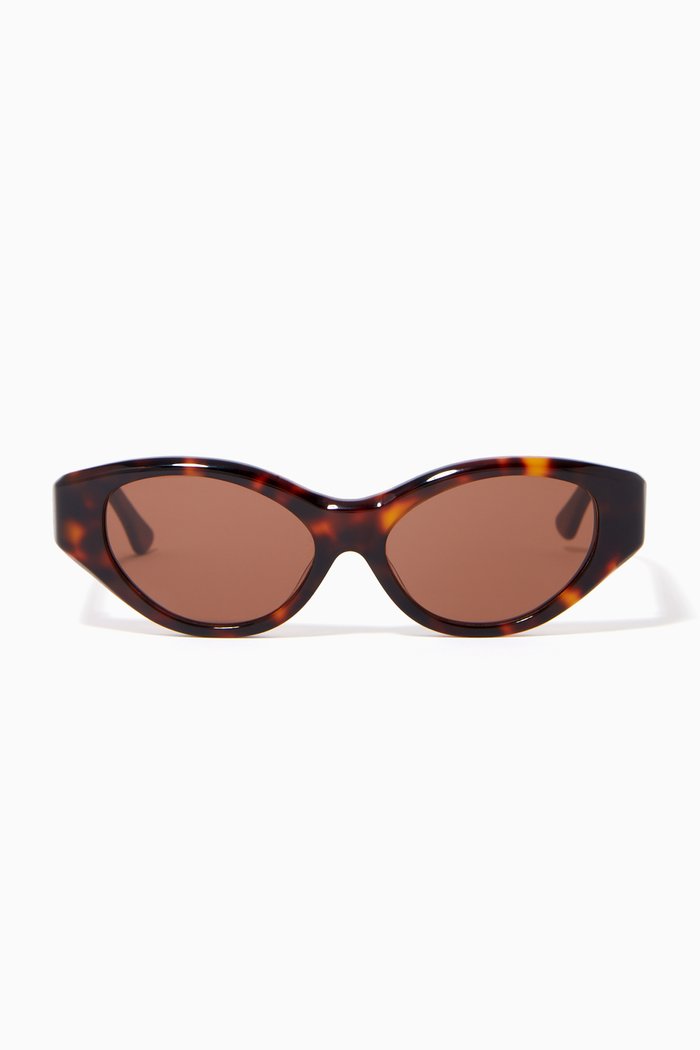 

Scarlett Cat-eye Sunglasses in Acetate, Brown