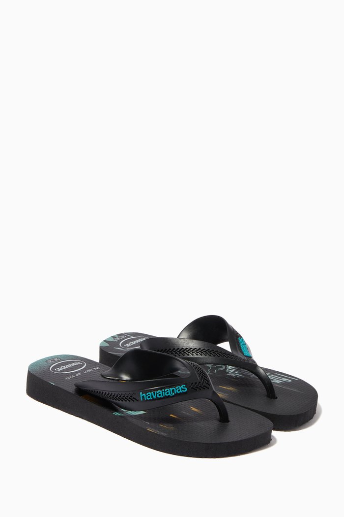 

Max Herois Flip Flops, Black