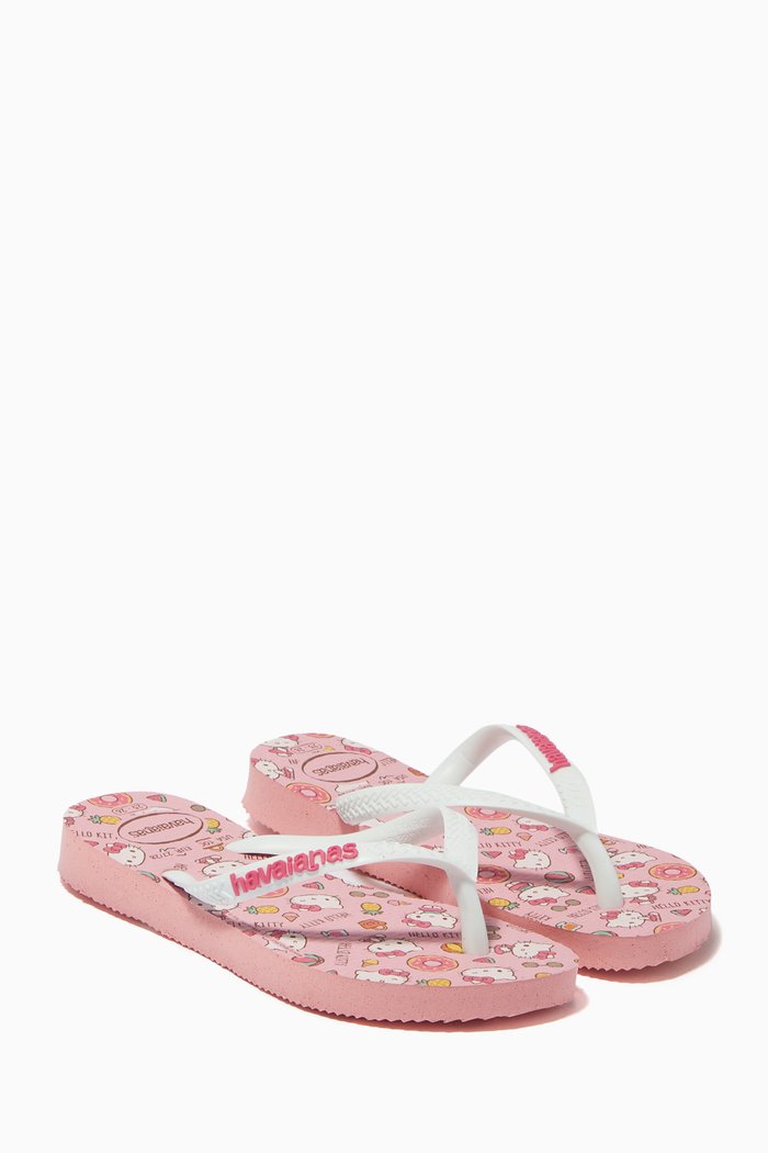 

Slim Hello Kitty Flip Flops, Pink