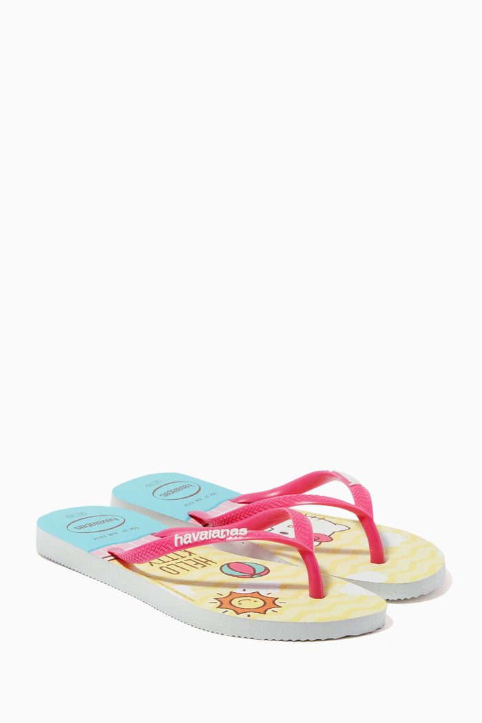 Slim Hello Kitty Flip Flops, Multicolour