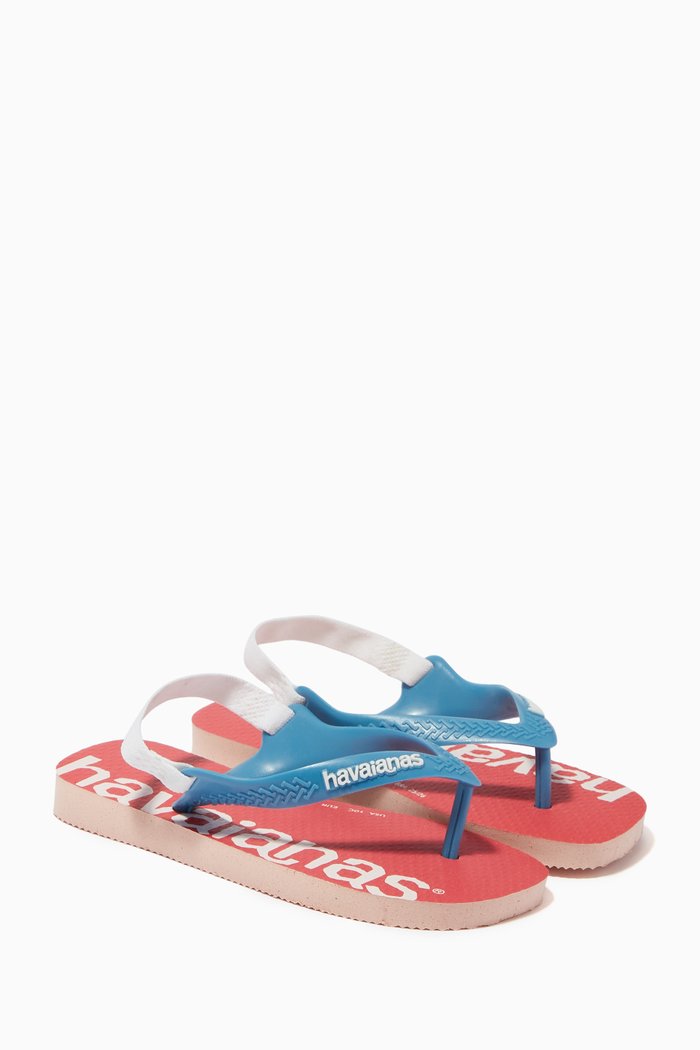 

Logomania Flip Flops, Pink