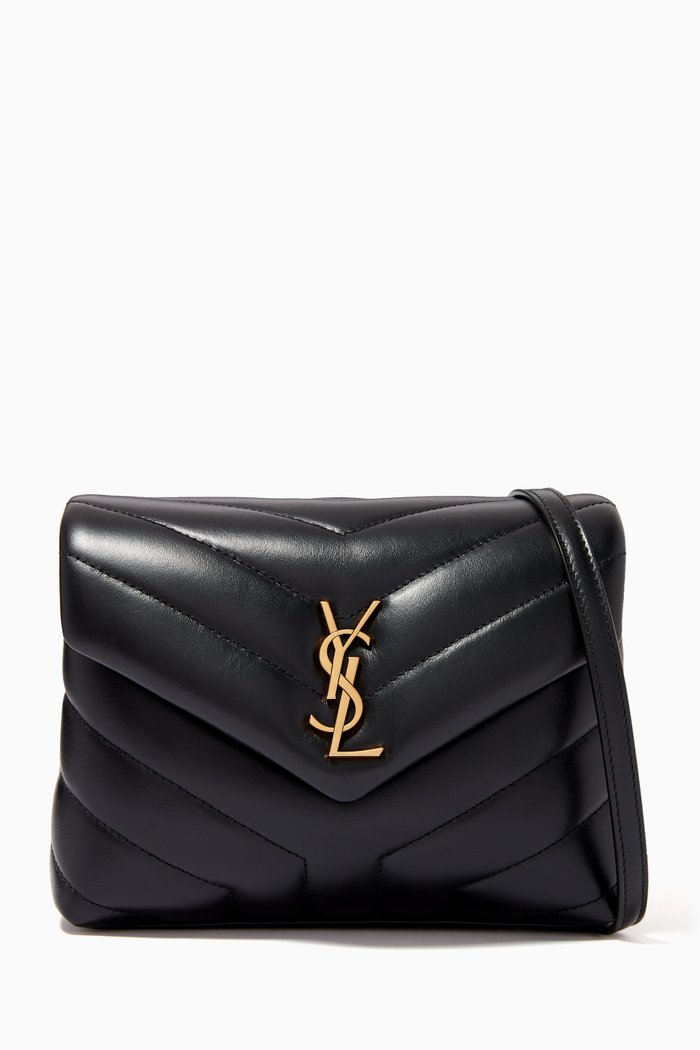 

Toy Loulou Bag in "Y" Matelassé Leather, Black