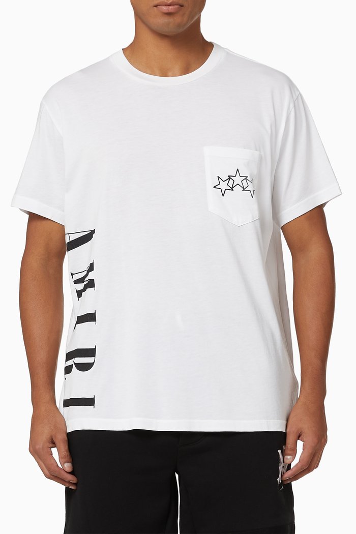 

Vertical Logo T-shirt in Cotton, White