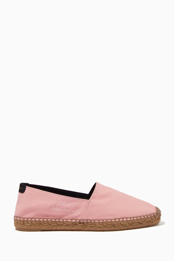 

SAINT LAURENT Espadrilles in Canvas, Pink