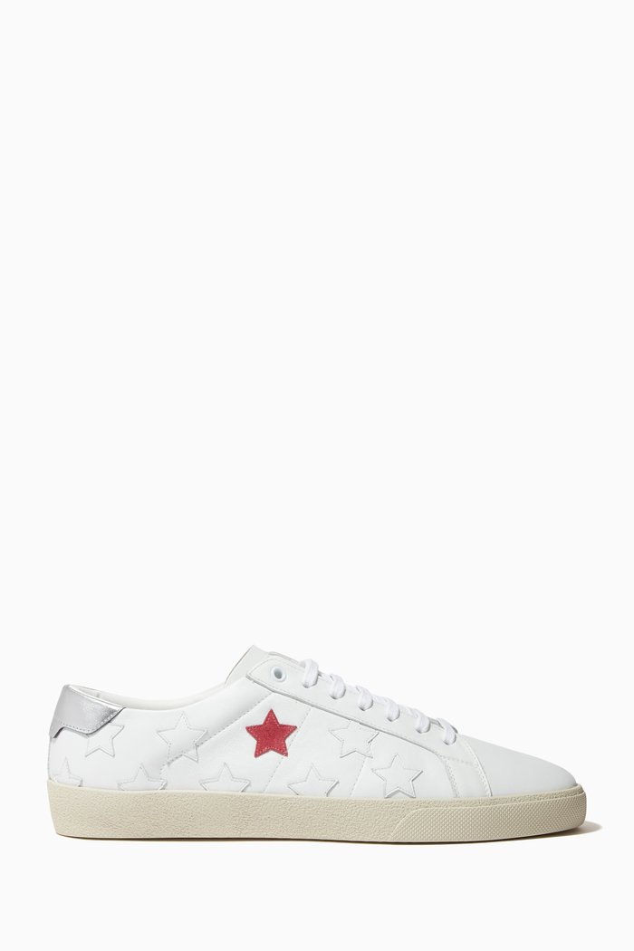 

Court Classic SL/06 Metallic California Sneakers in Smooth Leather, White