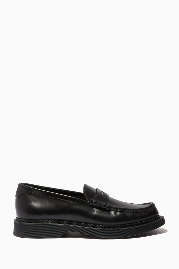

Teddy 10 Penny Loafers in Leather, Black