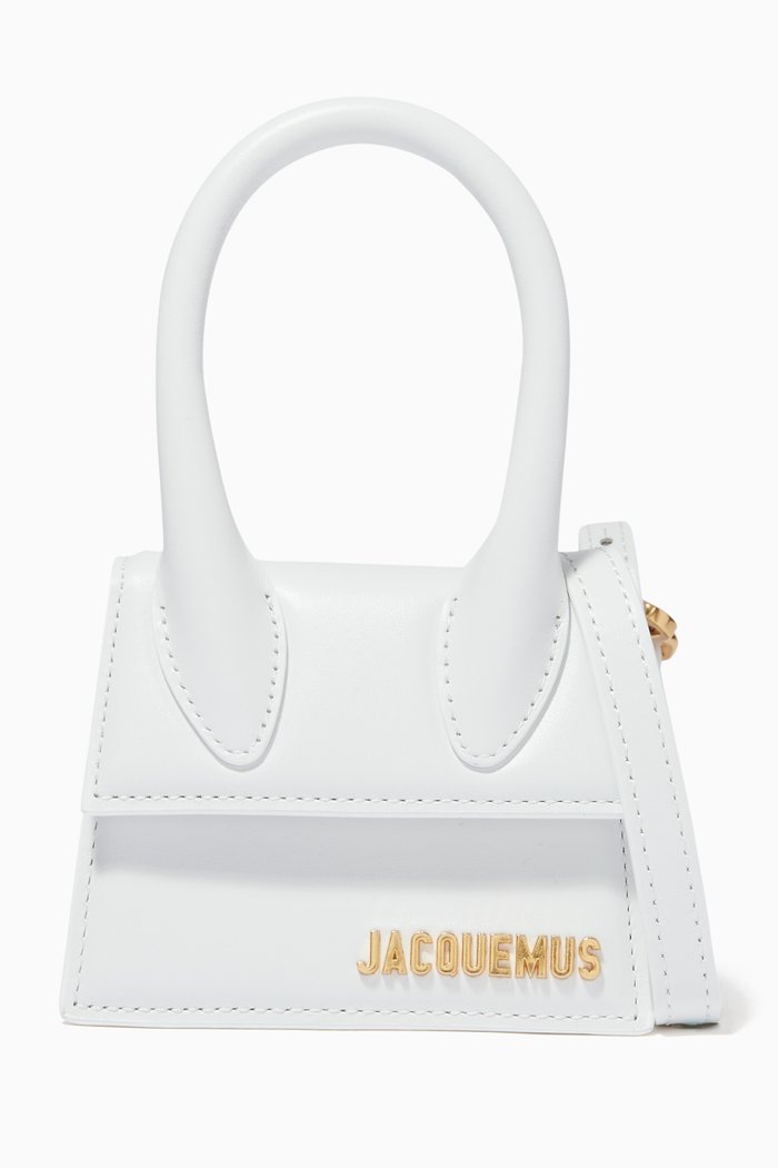 Le Chiquito Mini Bag in Leather, White