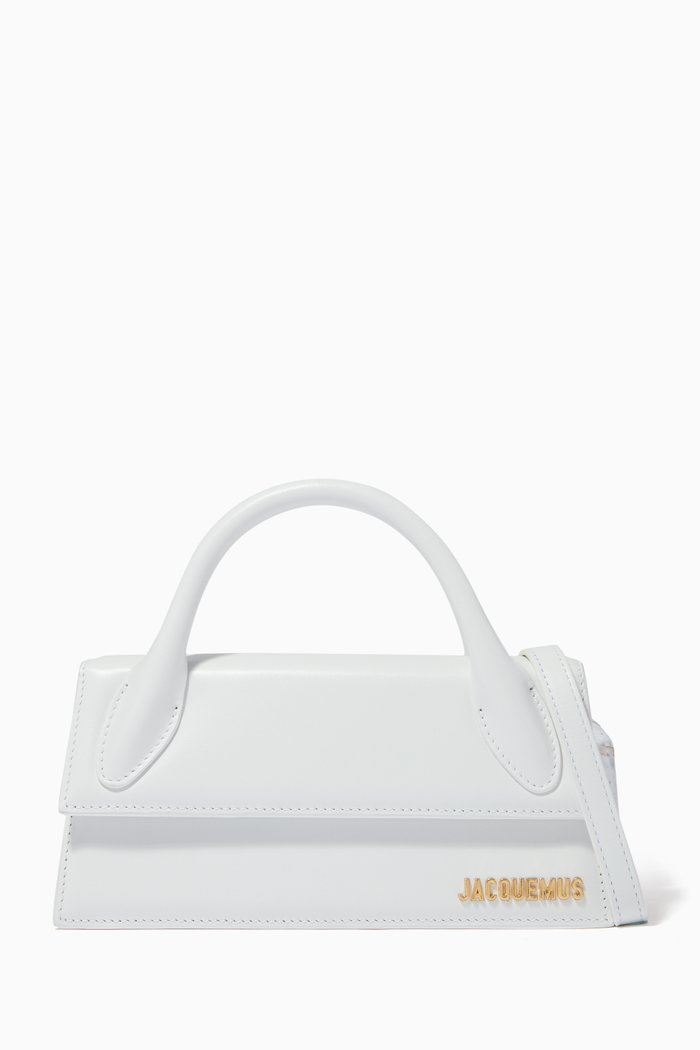 

Le Chiquito Long Bag in Leather, White