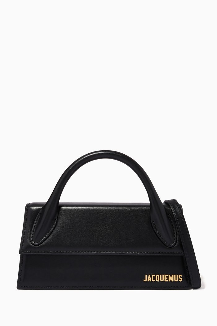 

Le Chiquito Long Bag in Leather, Black