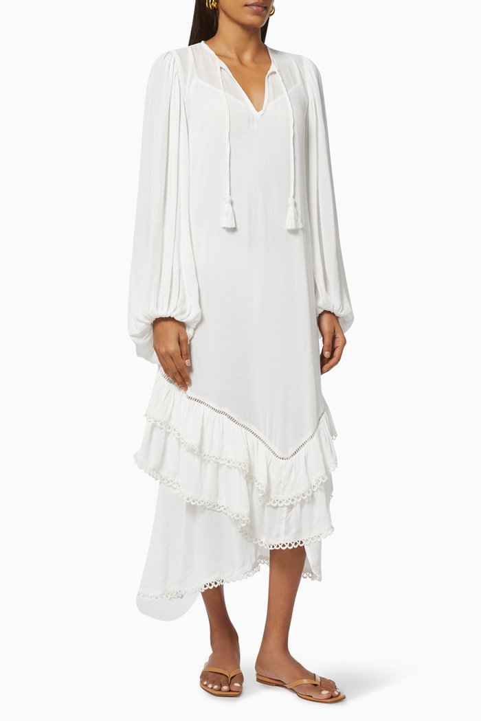 

Harmony Dress in Viscose, White