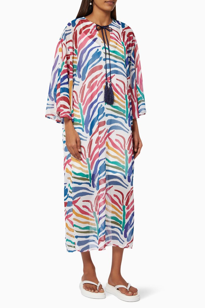 

Peta Kaftan in Chiffon, Multicolour