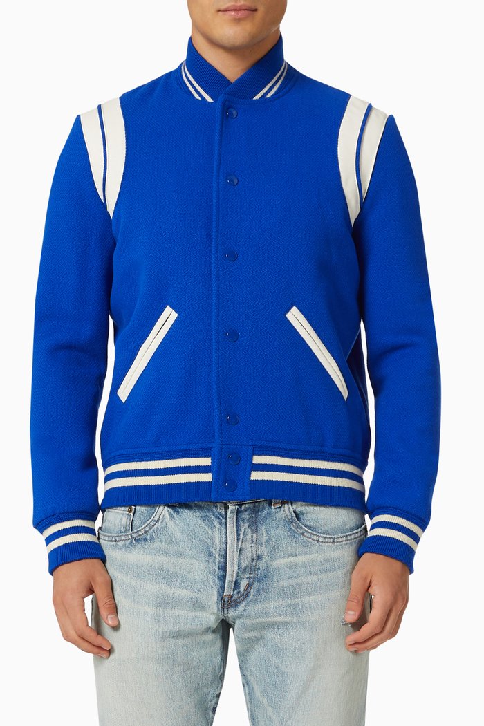

Teddy Jacket in Wool, Blue