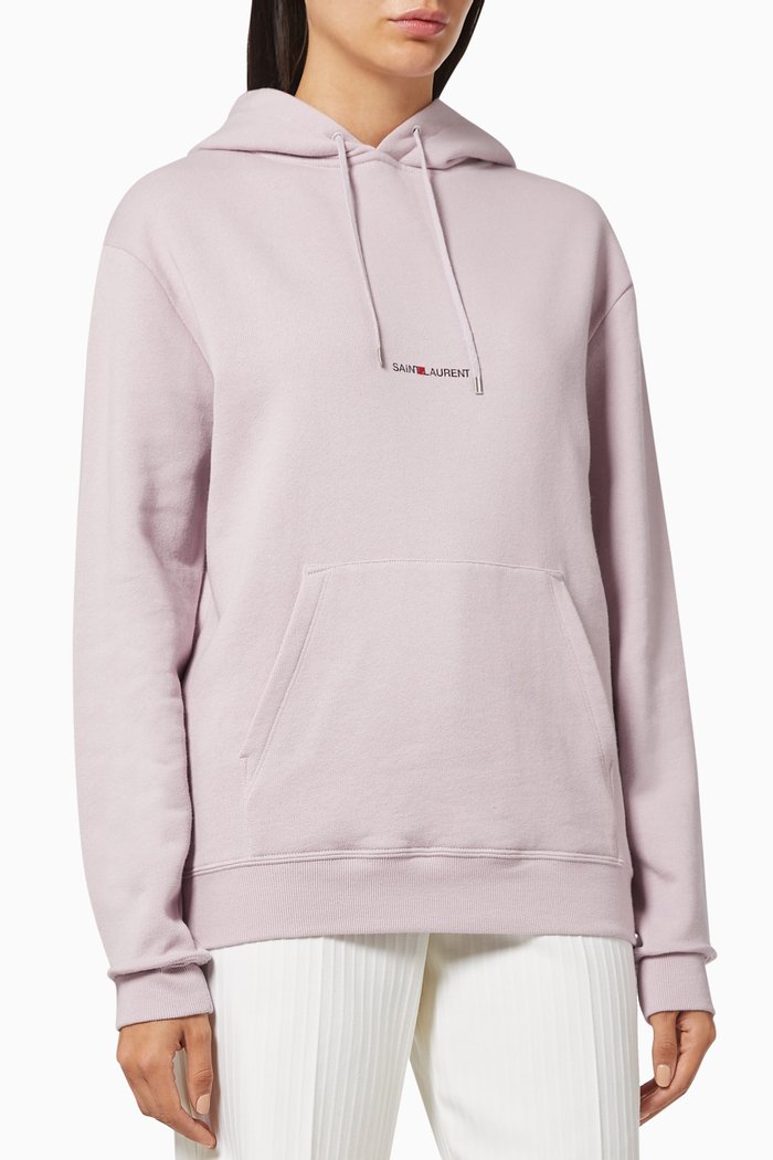 

Logo Hoodie in Cotton, Pink