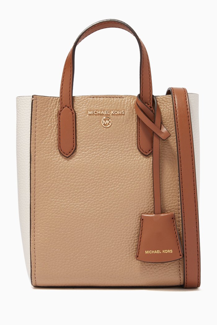 Extra Small Sinclair Tote Bag in Leather, Brown