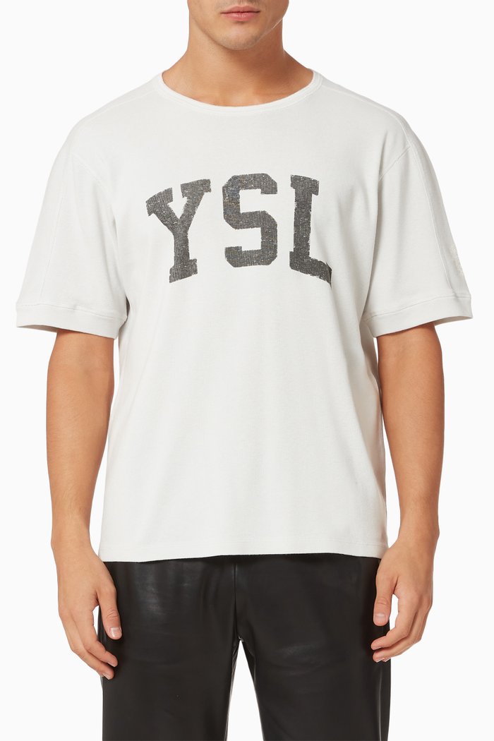 

YSL Vintage T-shirt in Cotton, White