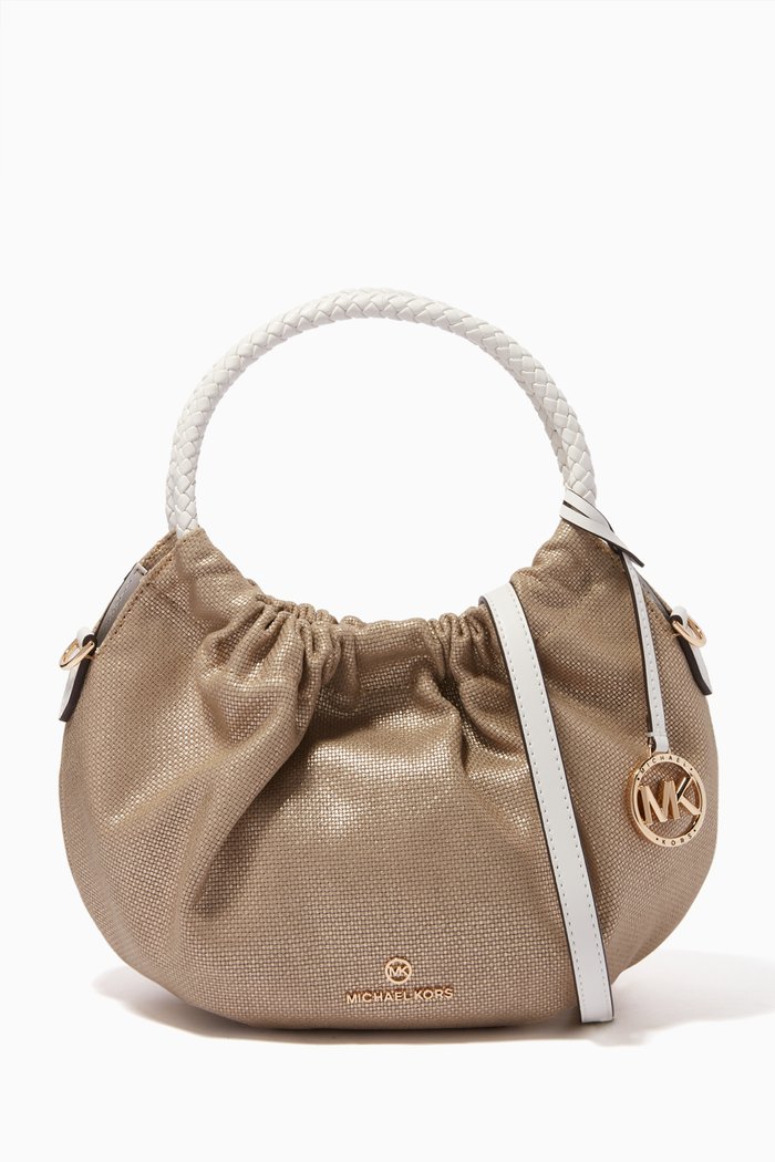 

Medium Annie Messenger Bag in Fabric, Multicolour