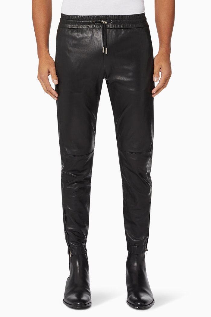 

Sweatpants in Lambskin, Black