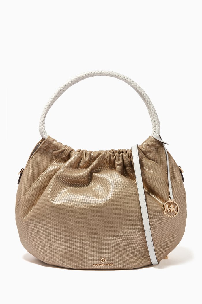 

Large Annie Messenger Bag in Fabric, Multicolour
