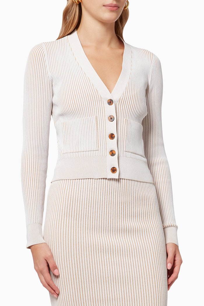 

Layla Cardigan in Rayon Knit, Multicolour