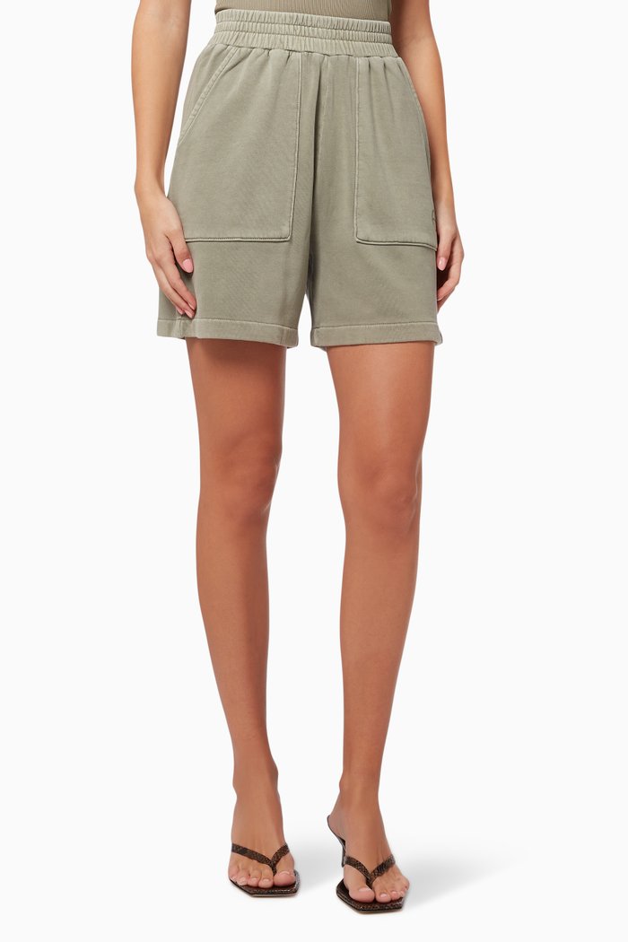 

Kelsie Shorts in Cotton Jersey, Brown