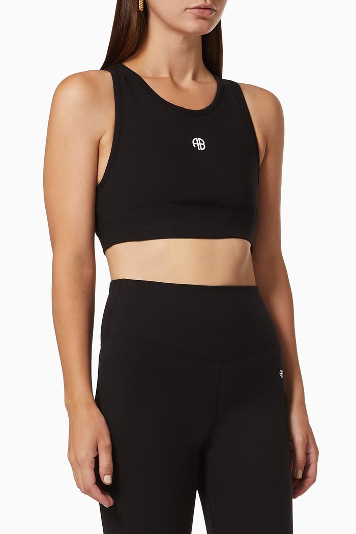 

Blair Sports Bra in Stretch Nylon, Black