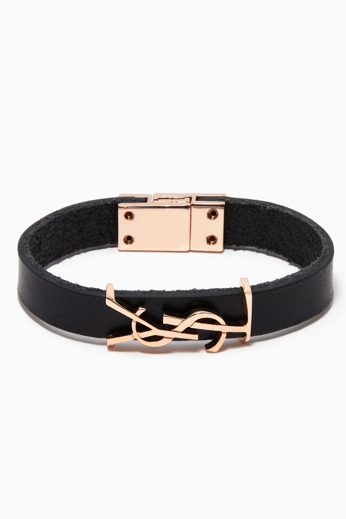 

Opyum Bracelet in Smooth Leather, Black