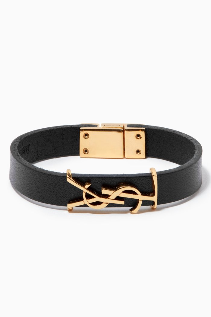 

Opyum Bracelet in Smooth Leather, Black