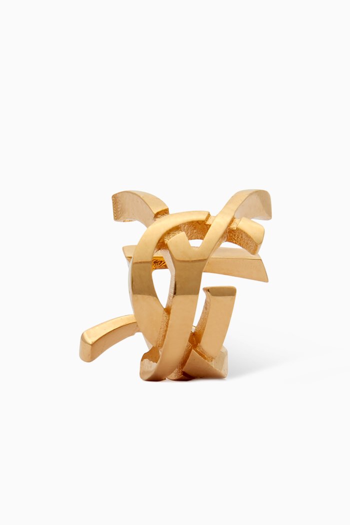 

Monogram Single Ear Cuff, Gold