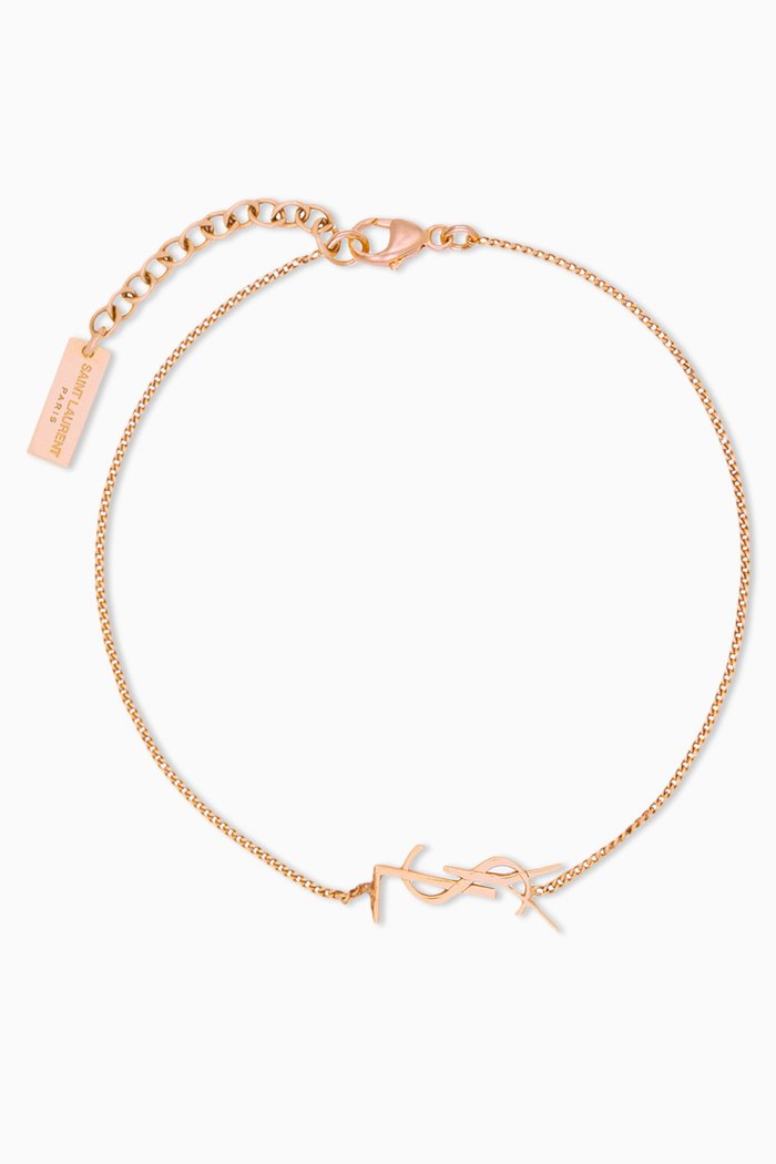 

Opyum Charm Bracelet in Brass, Rose gold